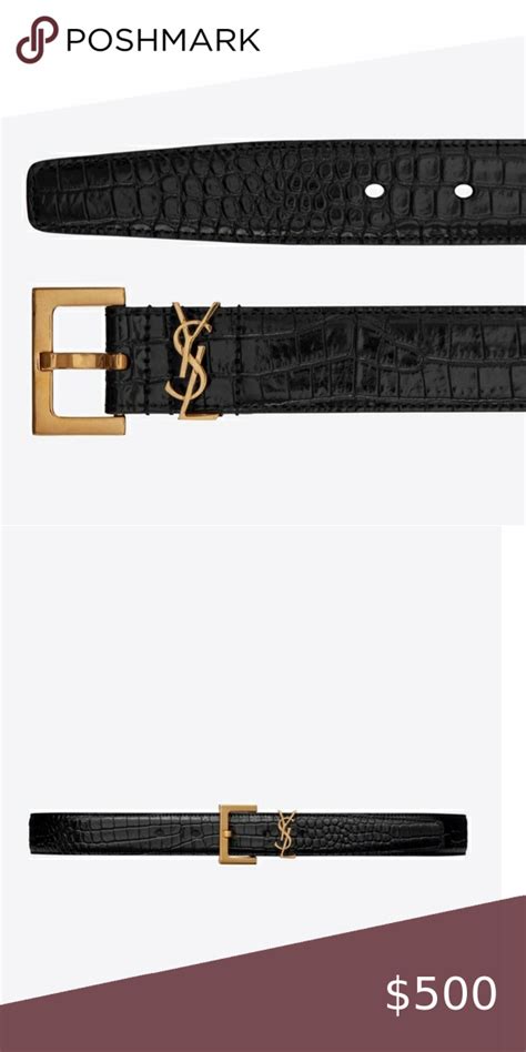 ysl belt adjustment|ysl crocodile belt.